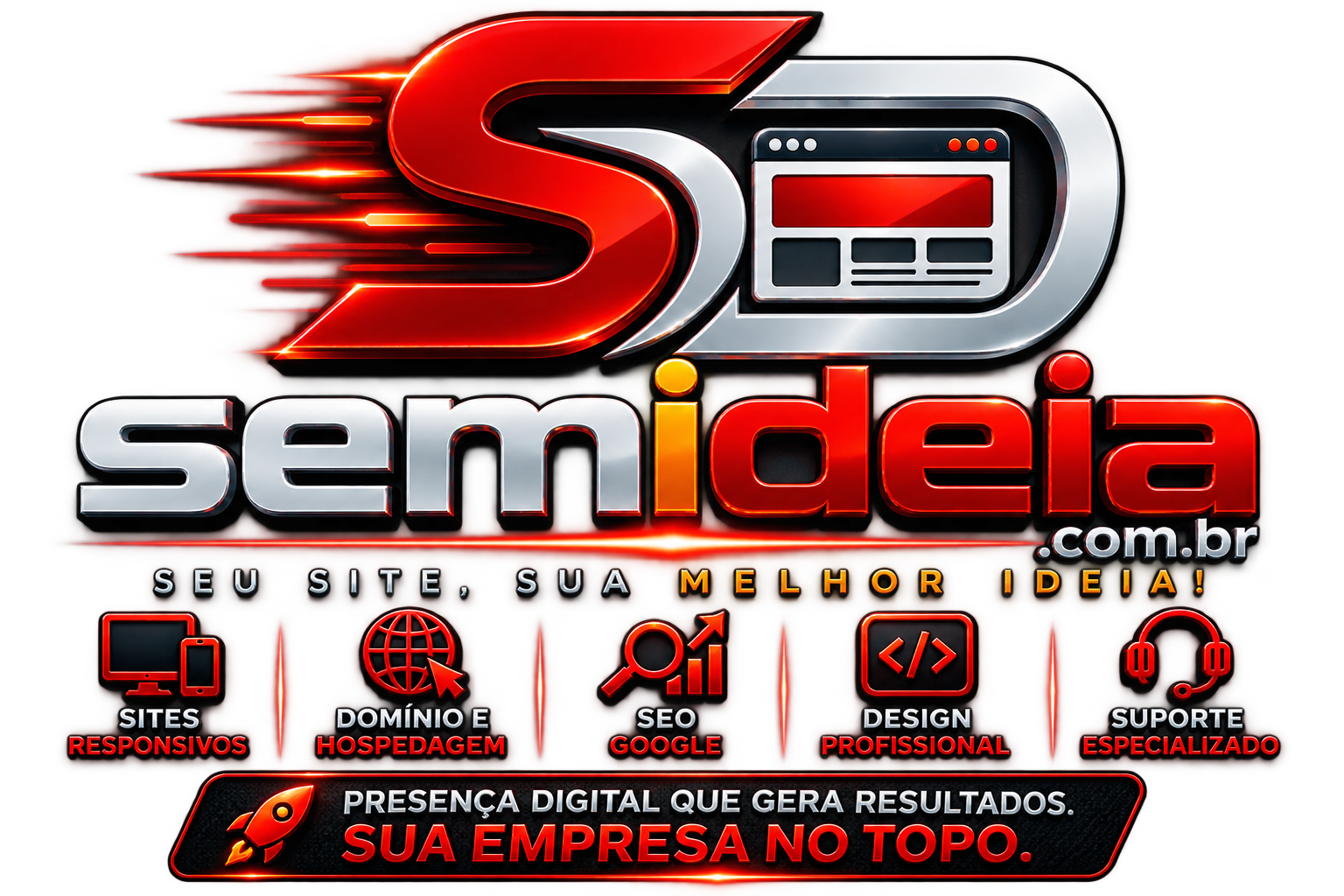 Semideia.com.br - sites responsivos, dominio, SEO, design e suporte